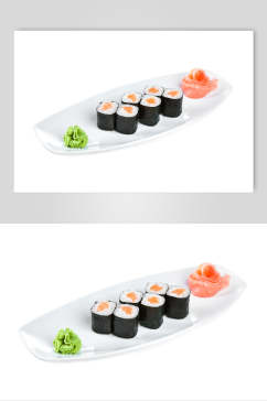创意白底寿司食品图片