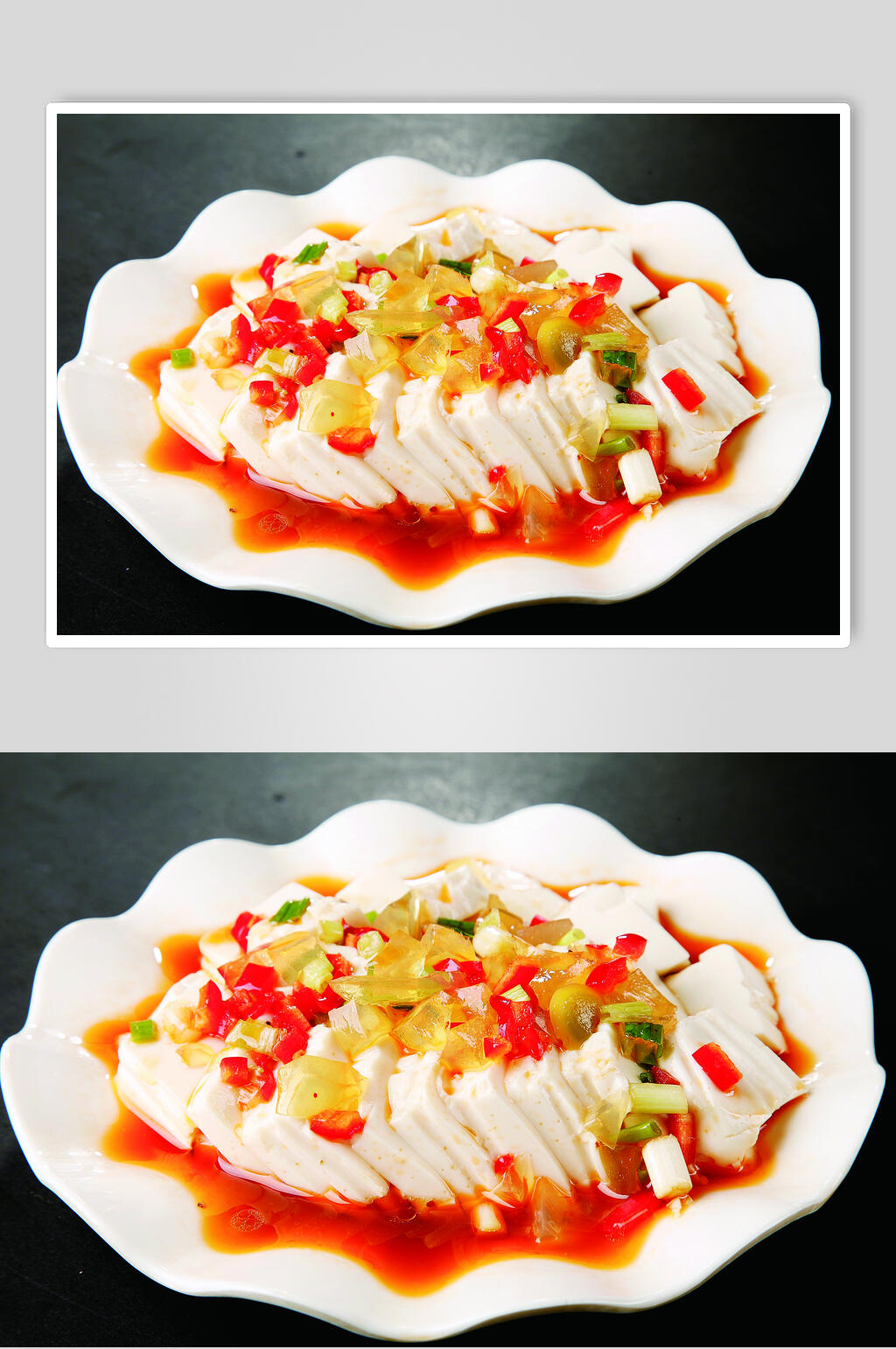皮蛋豆腐食物摄影图片素材