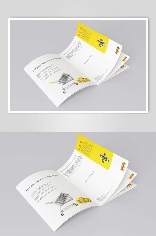 企业文化提案画册样机-众图网