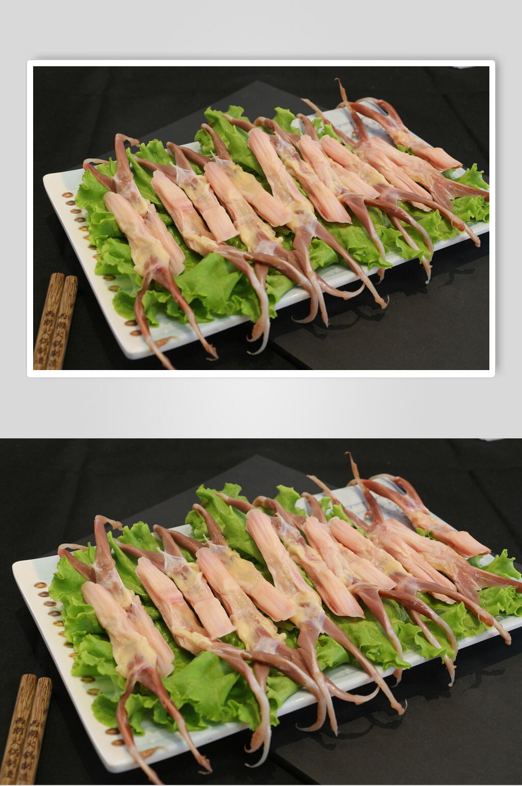 招牌鸭脖鸭舌鸭头食物摄影图片素材