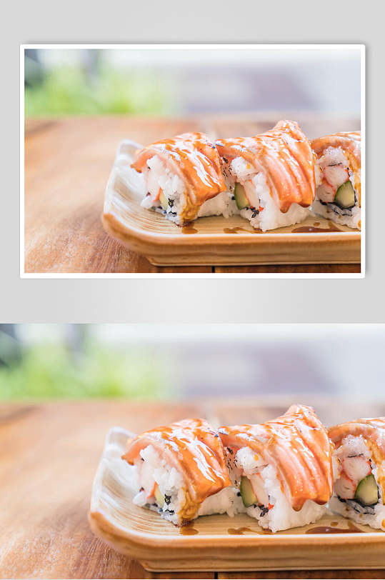 日式料理寿司摄影图片