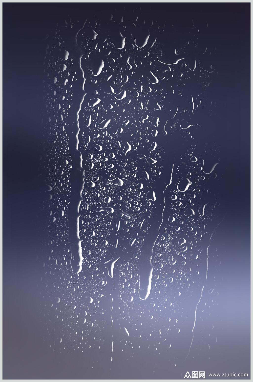 玻璃雾气水珠图片素材