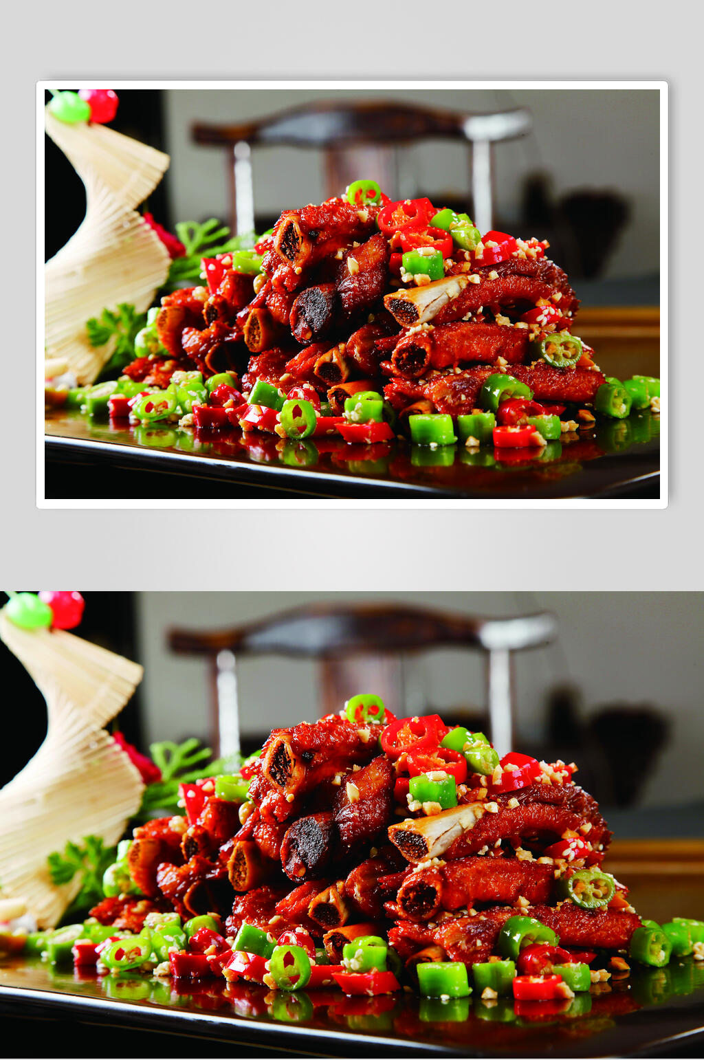 生记秘制排骨食物摄影图片素材
