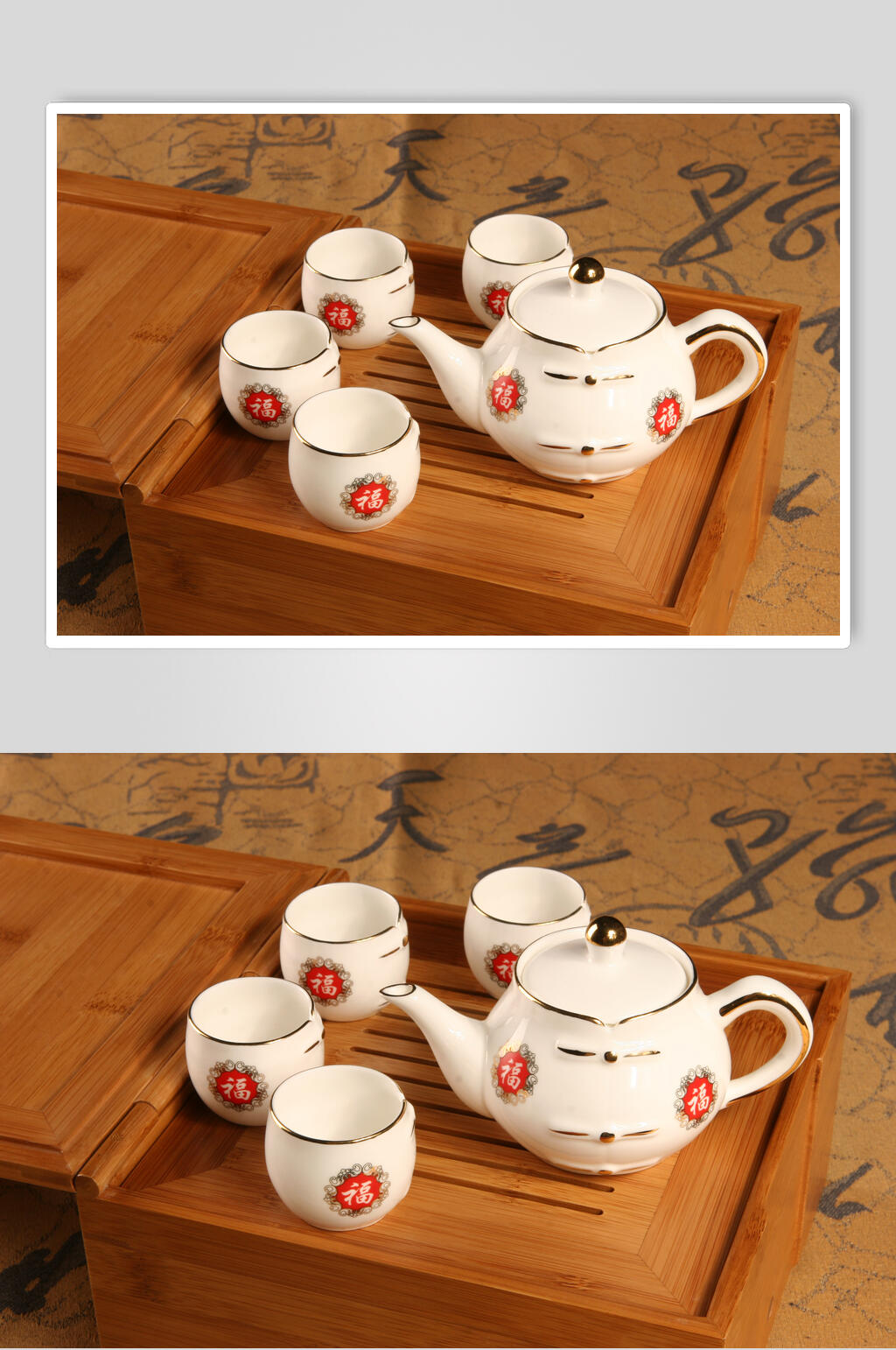 中式典雅高档茶具摄影图片素材