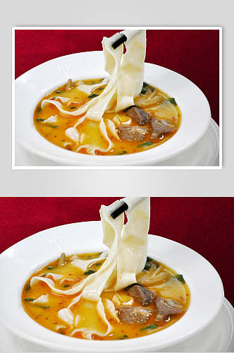 酸汤河南烩面餐饮高清图片
