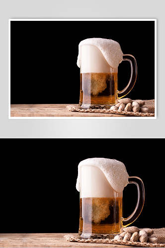 畅饮喝酒啤酒摄影图