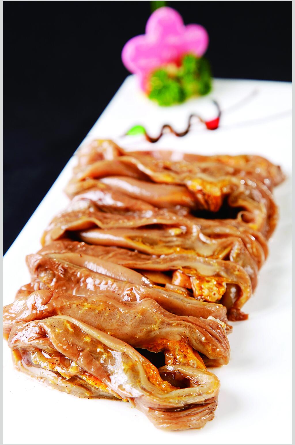 热拌驴板肠食物摄影图片素材
