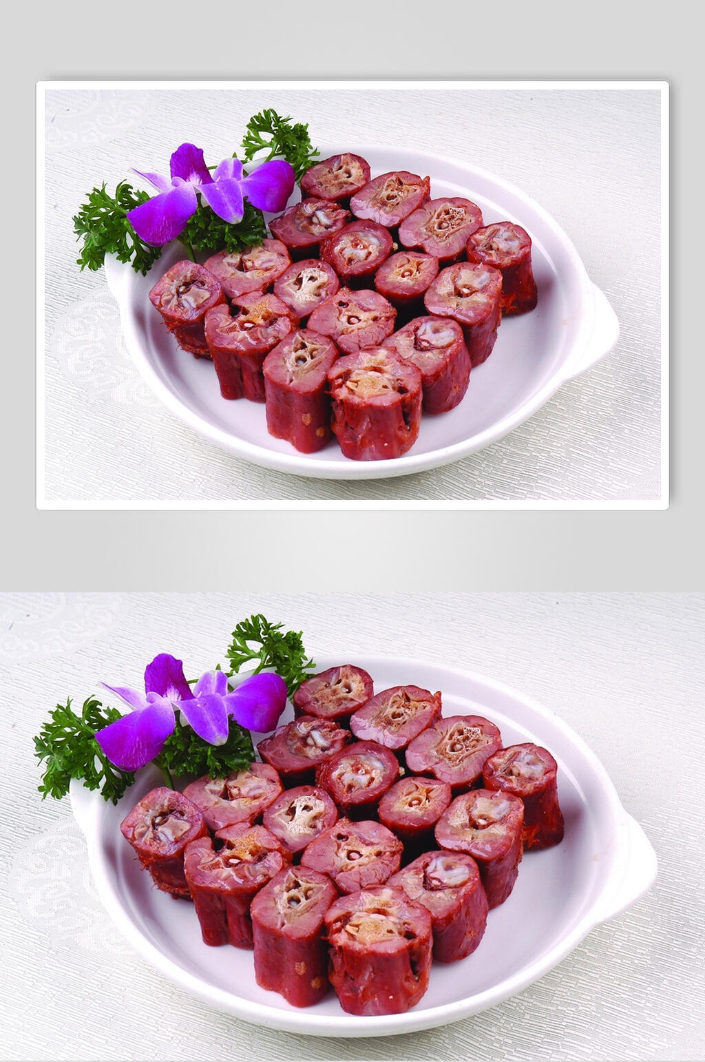 招牌鸭脖鸭舌鸭头美食图片素材
