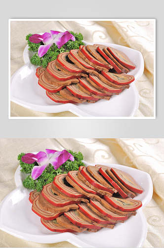 特色素火腿食物摄影图片