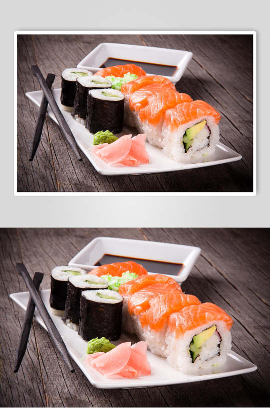 海鲜美味日料寿司餐饮高清图片