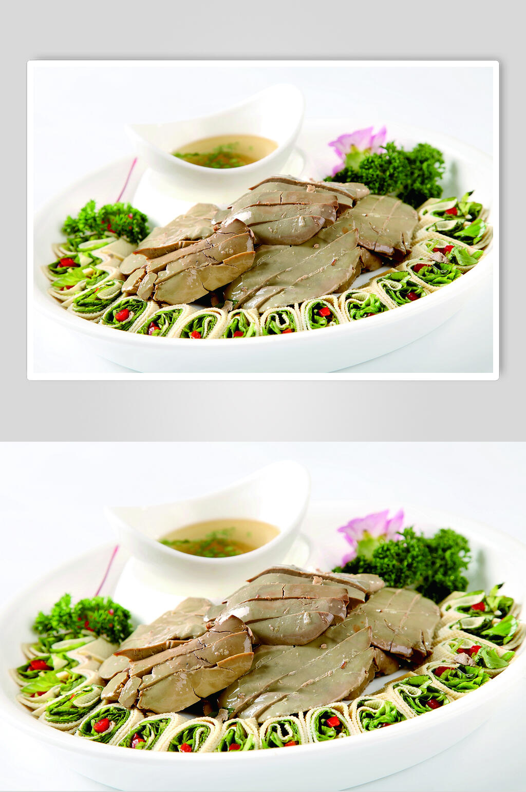 田园鹅肝食物摄影图片素材
