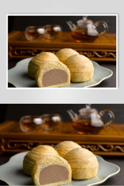 糕点面食月饼食品摄影图片