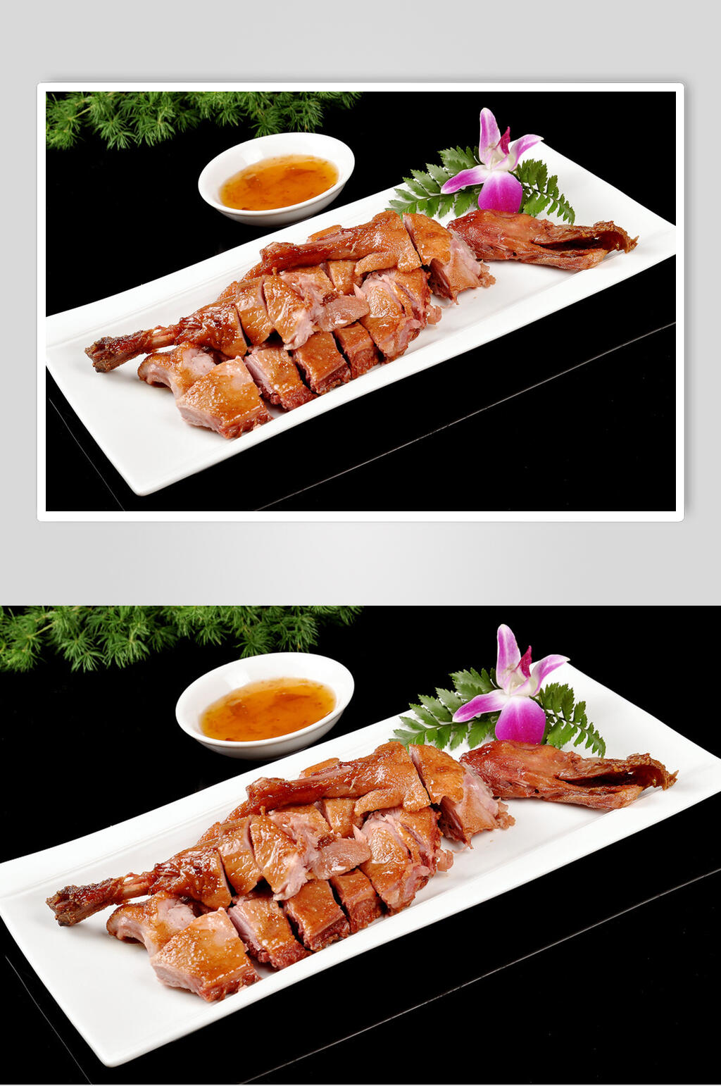 秘制烤鸭食物摄影图片素材