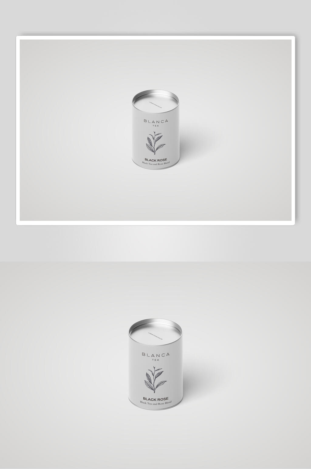 品牌形象茶叶贴图样机素材