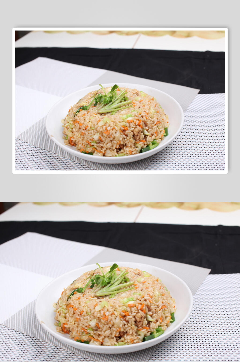 牛肉粒炒饭食物摄影图片素材