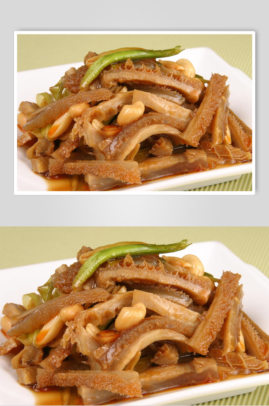 蒜椒牛肚食物高清图片素材