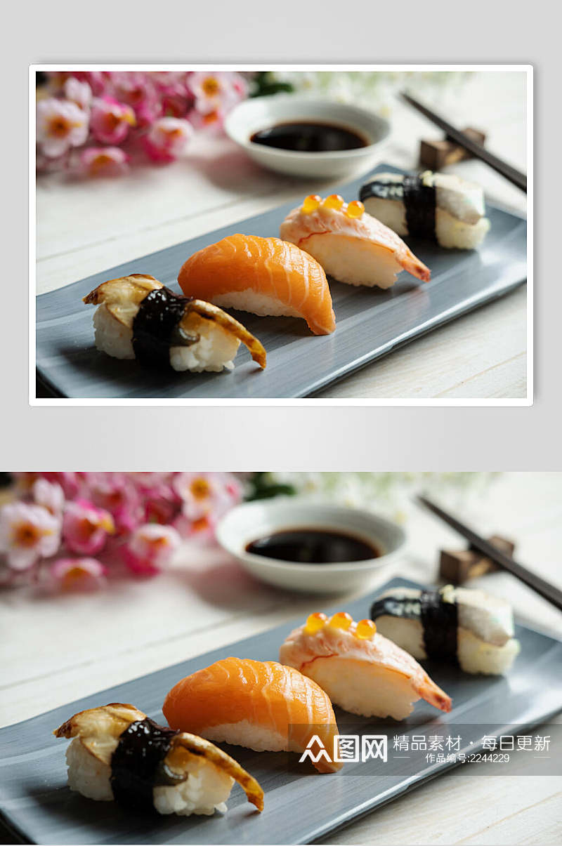 精致日料寿司餐饮摄影图片素材