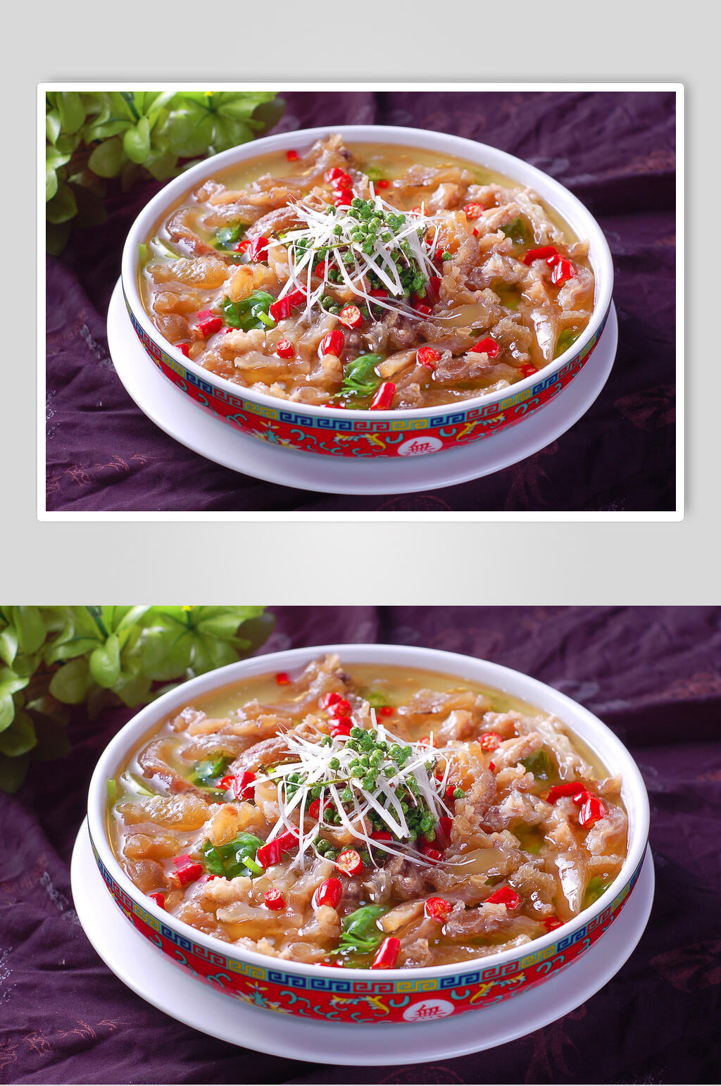 热菜香辣水煮牛肉美食图片素材