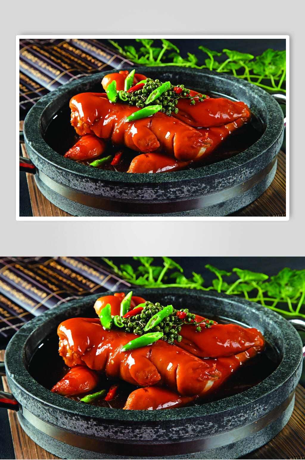 石钵猪手食物摄影图片素材