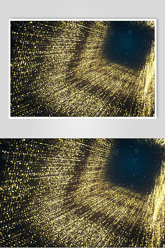 物理金色粒子素材图片