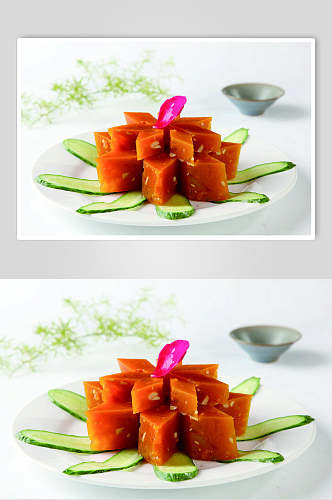 杏仁南瓜糕食品图片