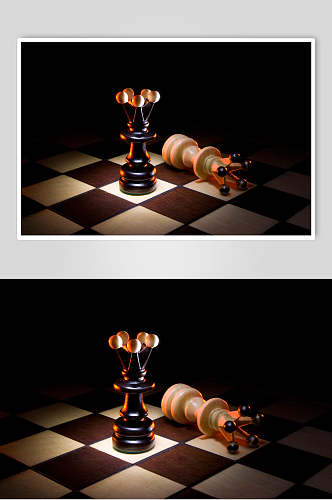 国际象棋棋盘棋局图片