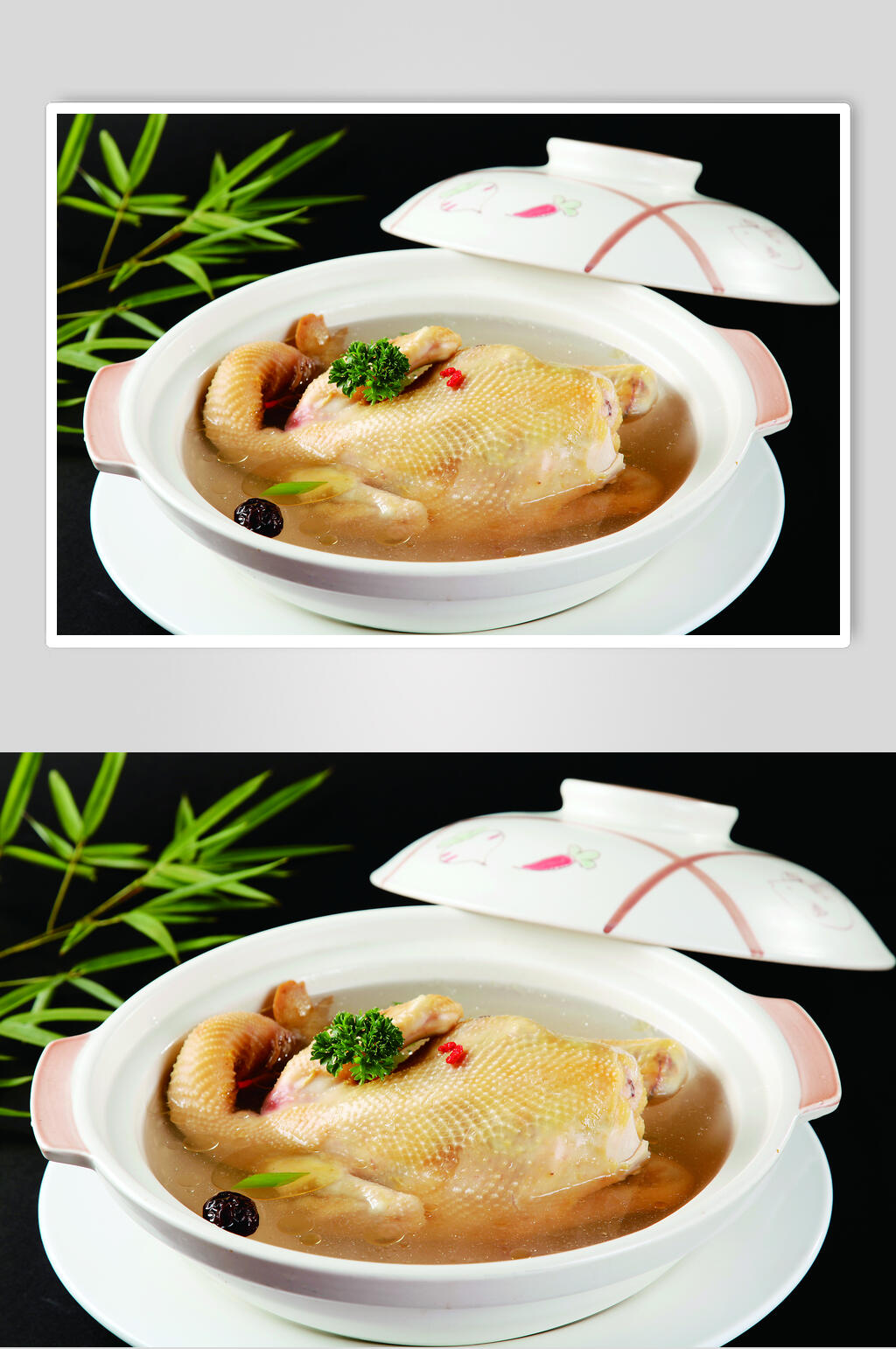清汤煨笋鸡食品图片素材