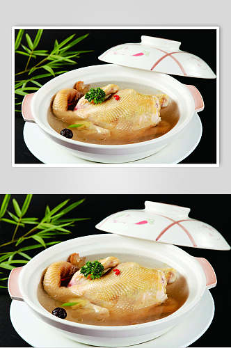清汤煨笋鸡食品图片