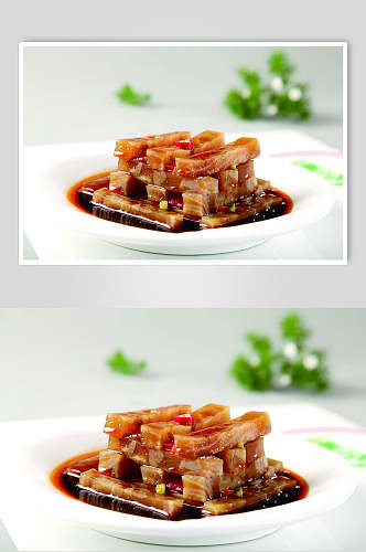 桂花皮冻食物图片