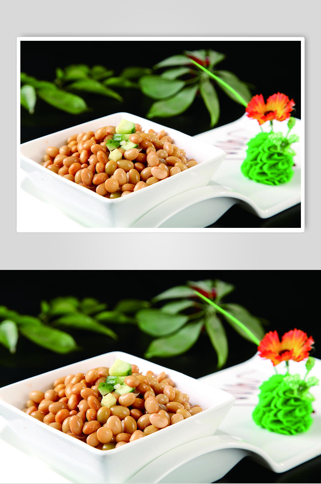 茄汁黄豆食物摄影图片素材