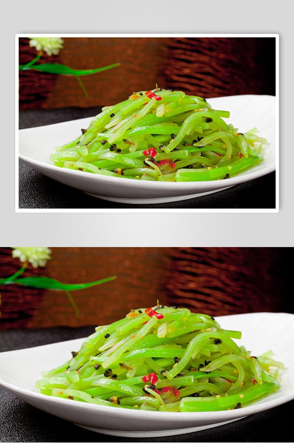 绝味莴笋丝美食摄影图片素材