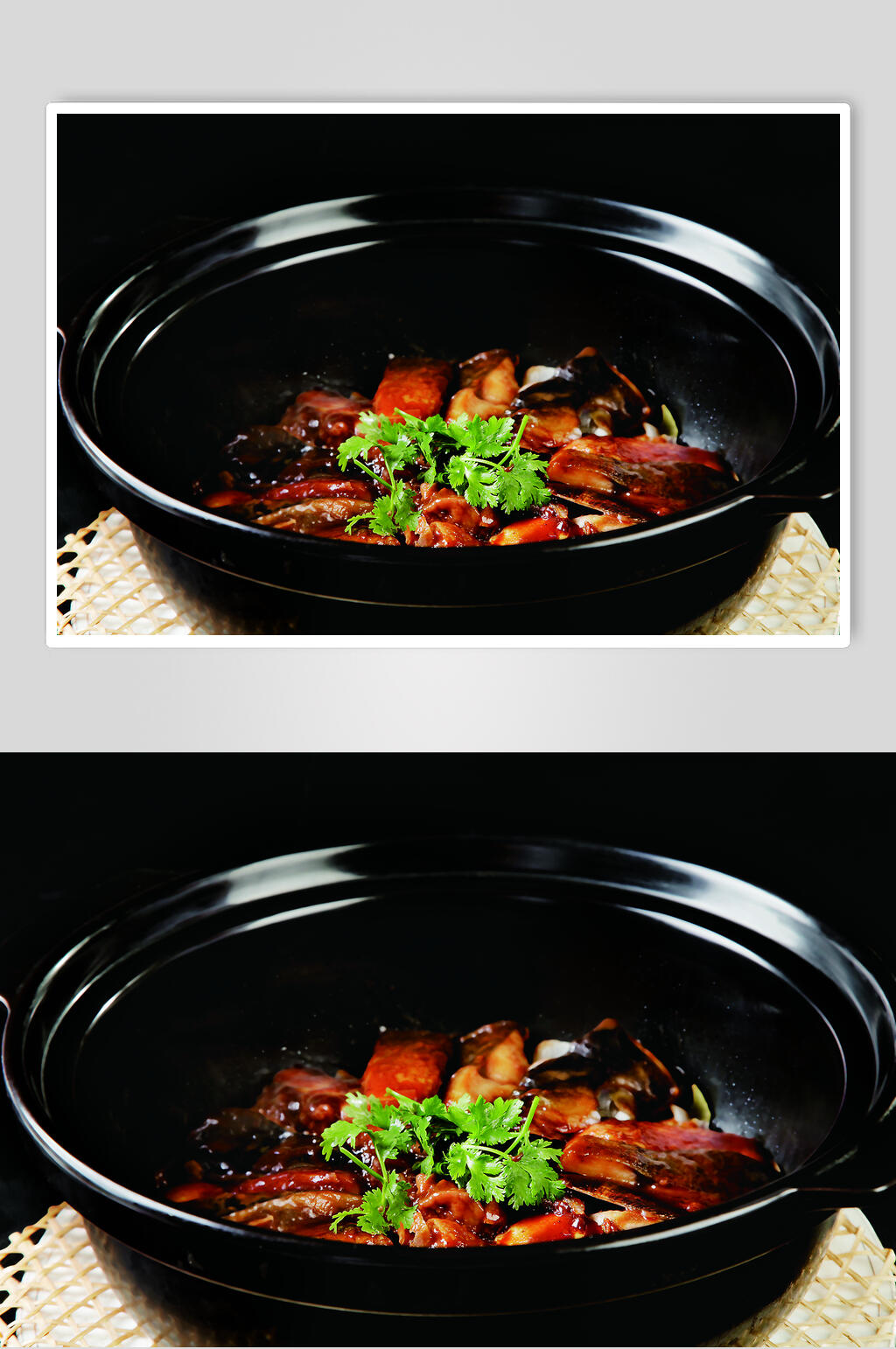 生锔鱼头煲食物摄影图片素材