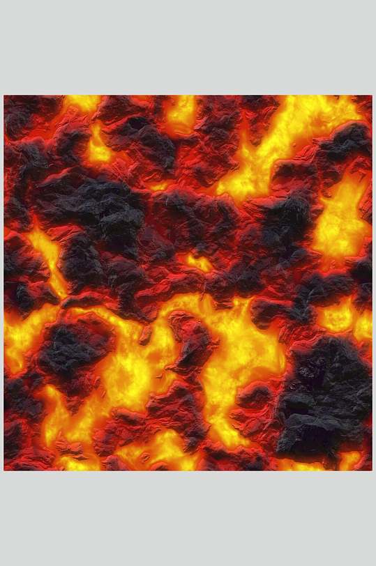时尚黑金色自然火焰熔岩图片