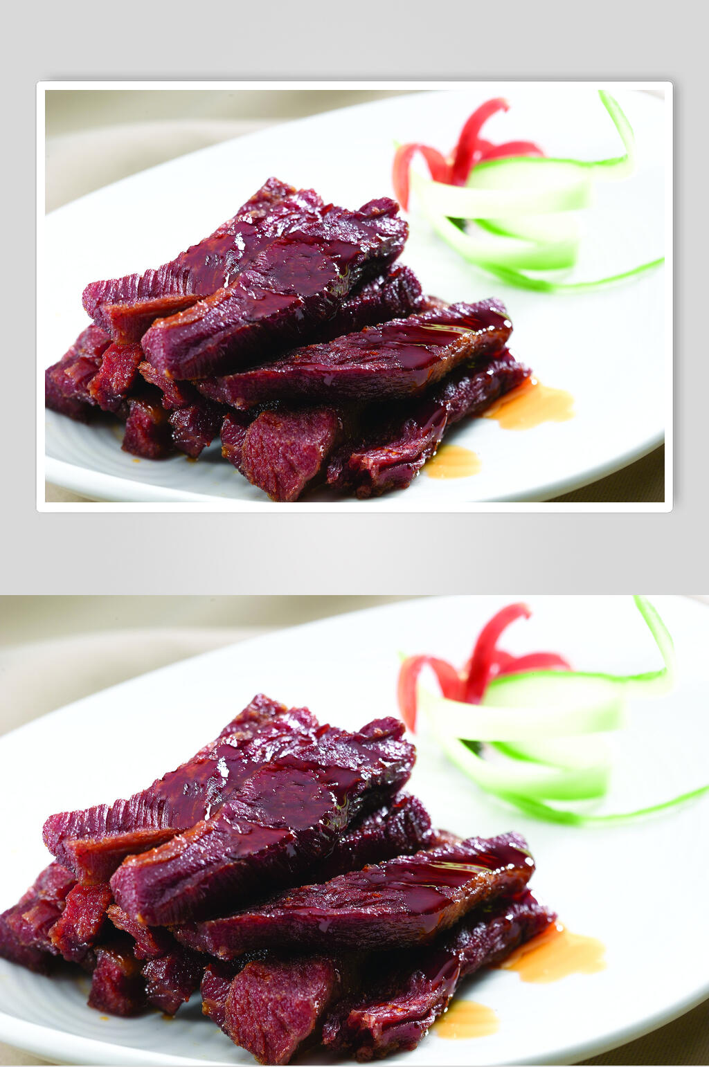 手撕腊牛肉食品图片素材