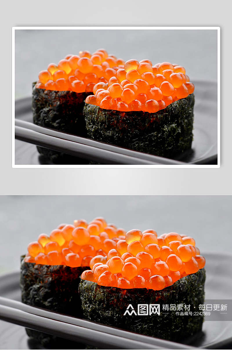 鱼籽美味料理寿司餐饮图片素材
