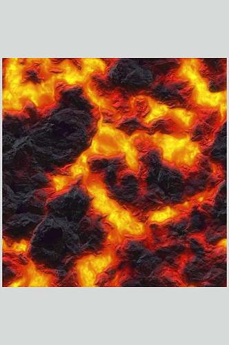 自然火山火焰熔岩图片