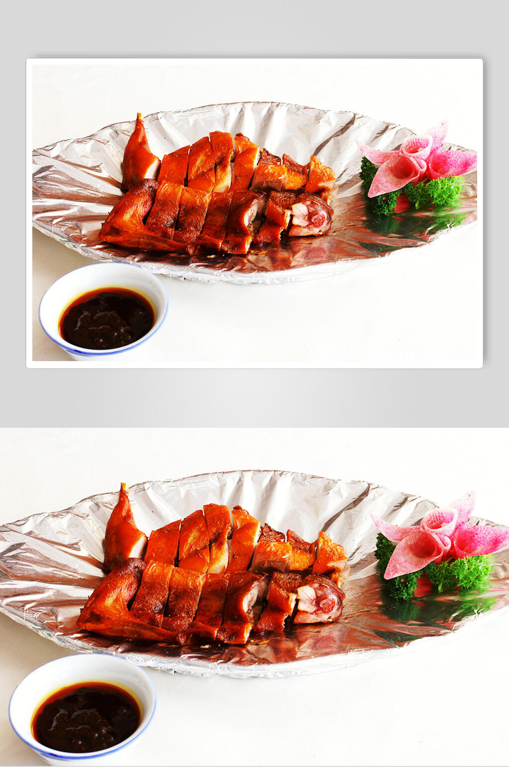 正宗美味烧鸭卤鸭高清图片素材