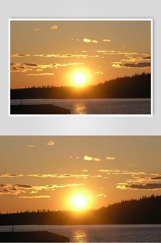 朝阳天空摄影图