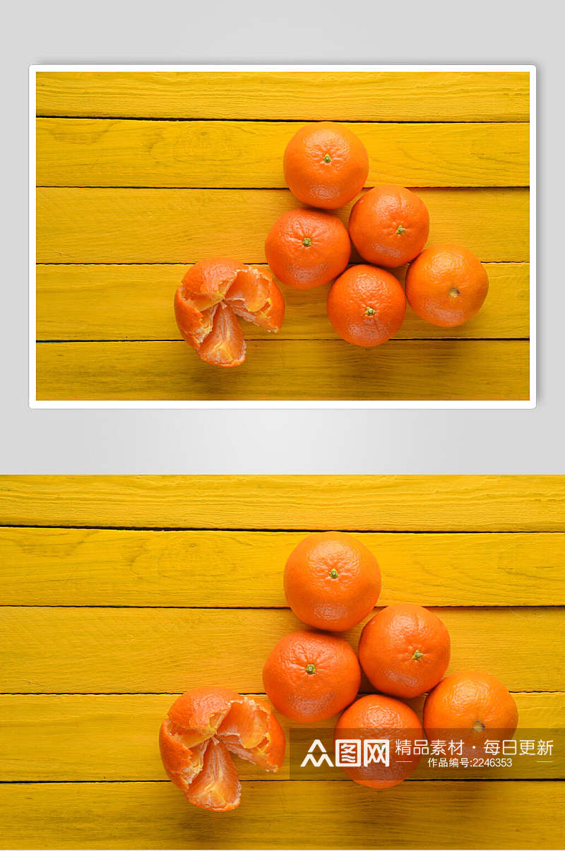 精品橘子水果食品高清图片素材