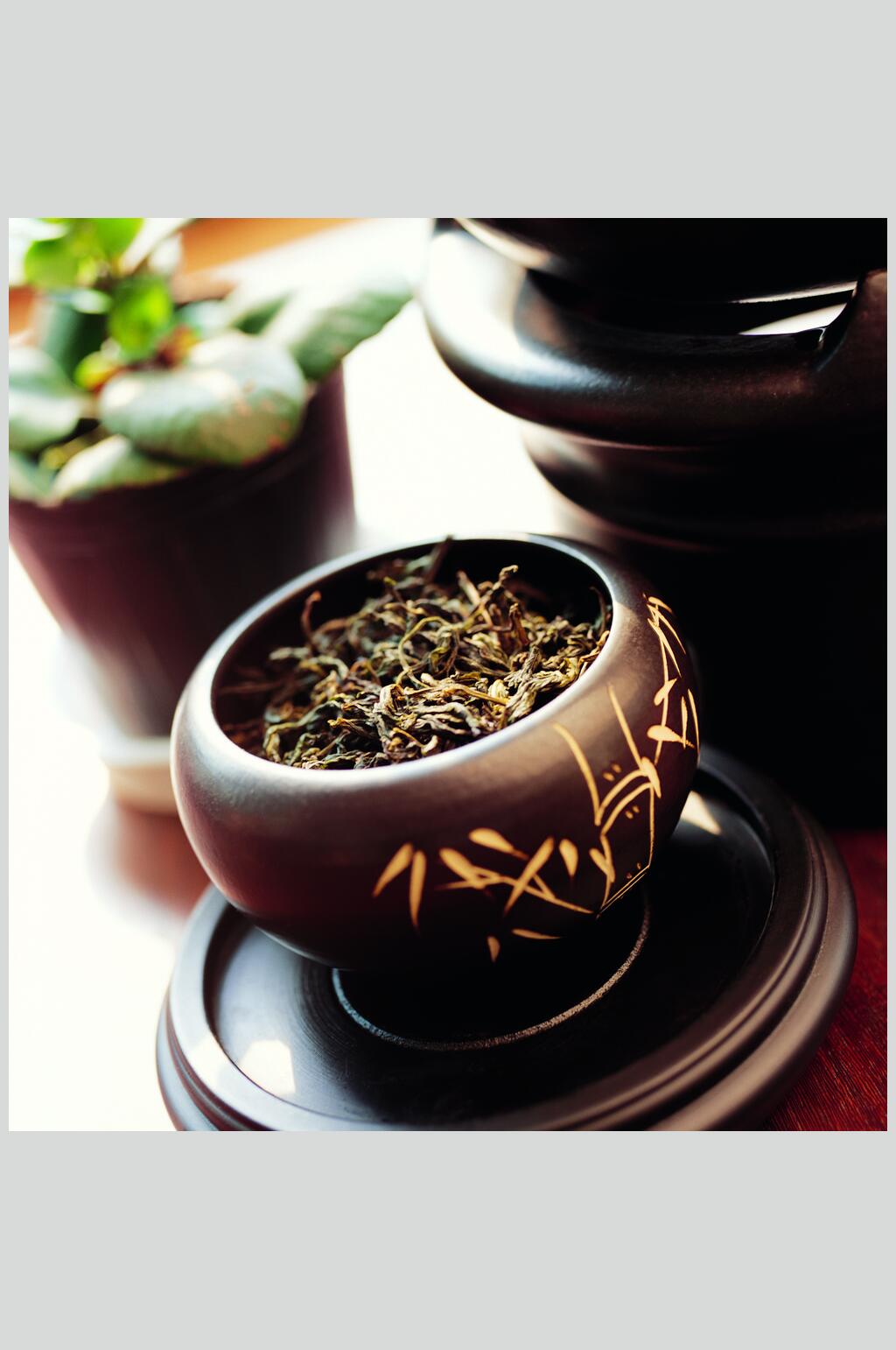 典雅高端茶具泡茶食品图片素材