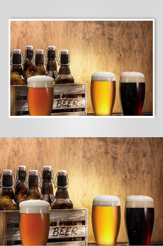 燕麦啤酒饮料酒水摄影图
