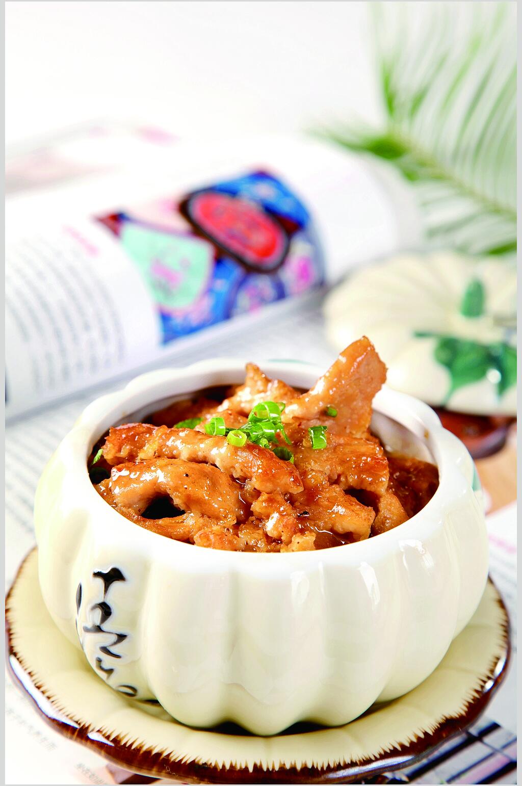 罐焖酥肉食物摄影图片素材