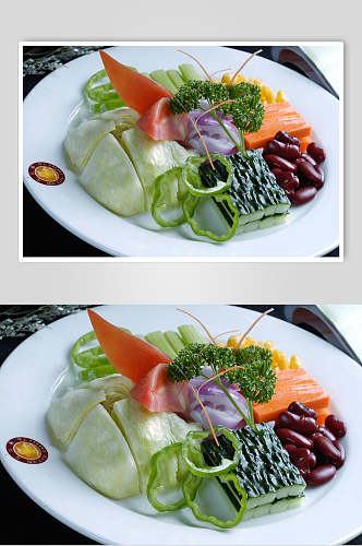 沙拉系列蔬菜沙拉摄影图