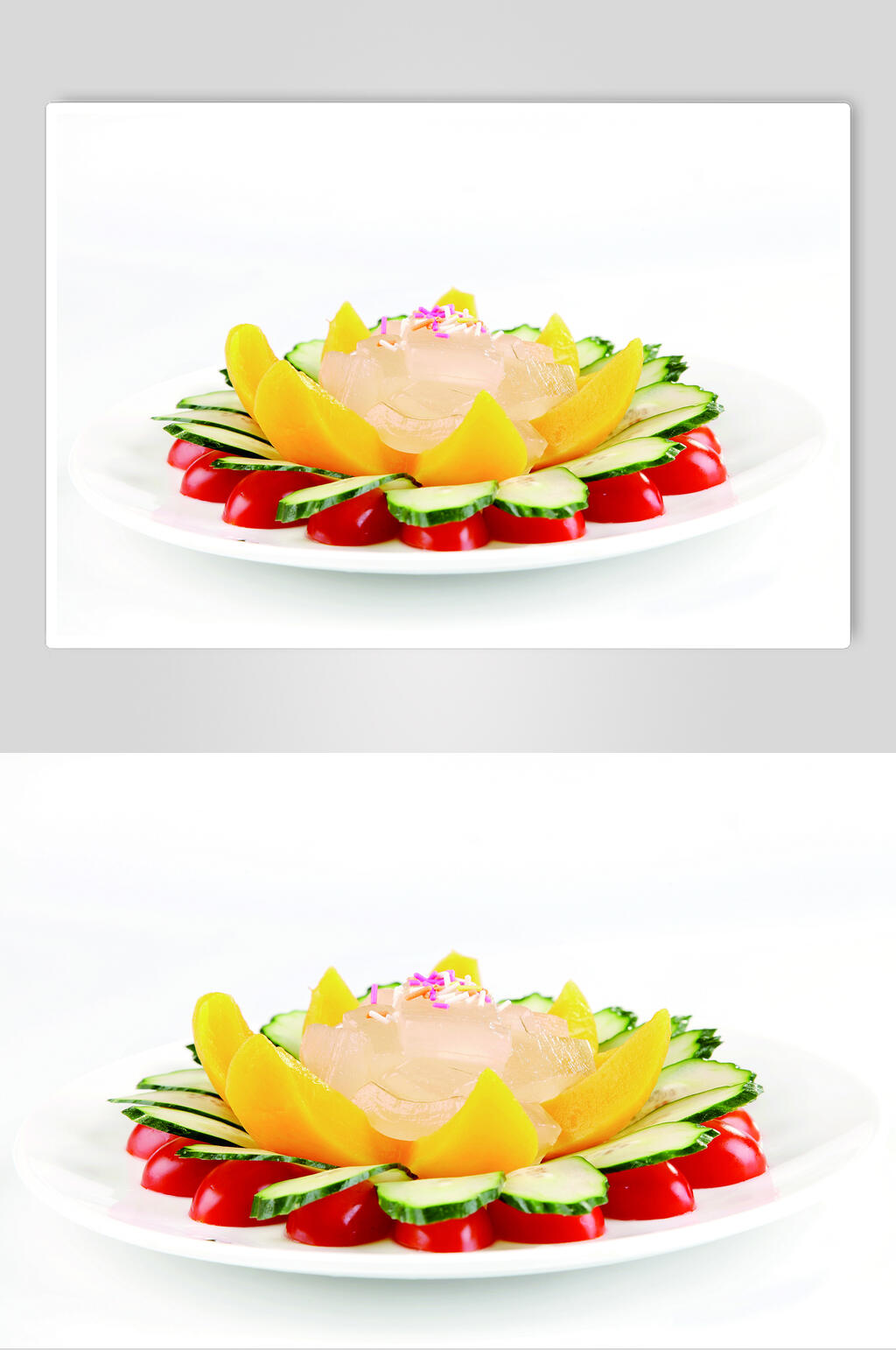 蜜桃芦荟食物高清图片素材