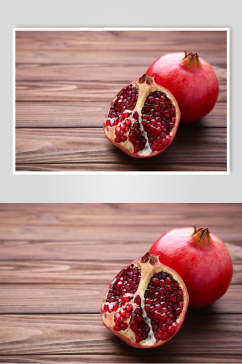 石榴水果食物摄影图片