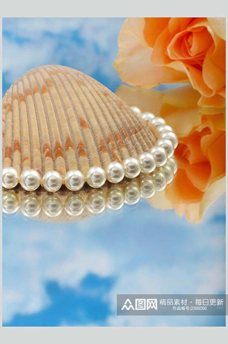 创意时尚珍珠珠宝项链高清图片素材