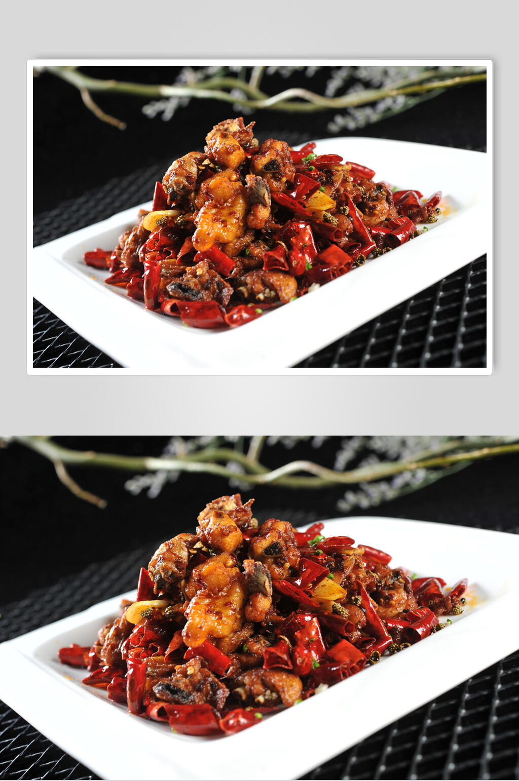 精品辣子鸡食物摄影图片素材