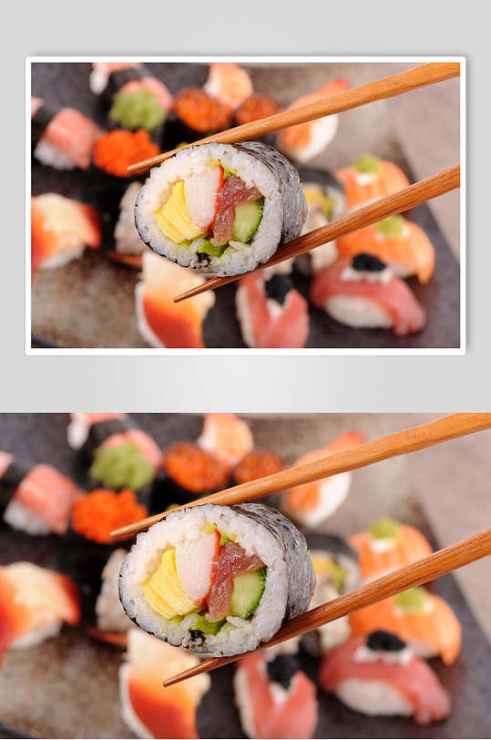 营养美味日料寿司餐饮高清图片