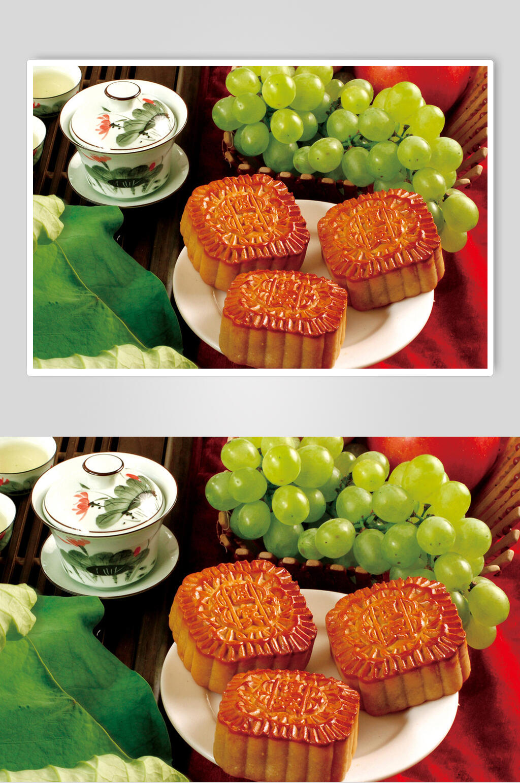 水果味月饼食品高清图片素材