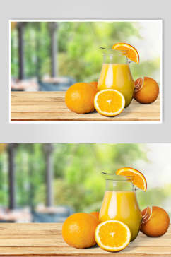 生态橙汁水果果汁食物摄影图片